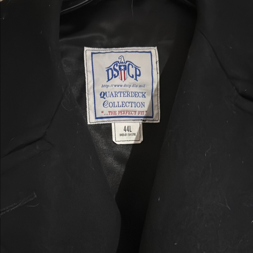 DSCP Quarterdeck Collection Black Blazer
